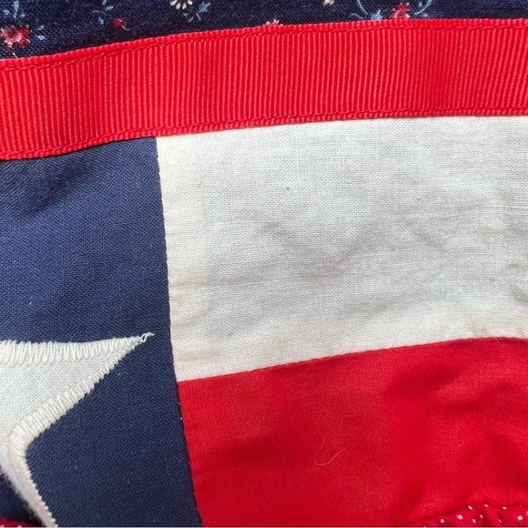 VTG Ruffled Prairie Maxi Skirt Calico Floral Texas Star Line Dancing Rodeo Med - Picture 9 of 12